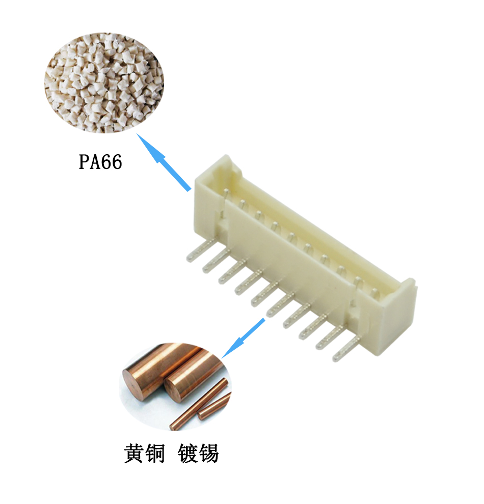 连接器接插件1.25MM-4AW弯针器连接端子插件后焊电子线束接插座,青青草手机视频